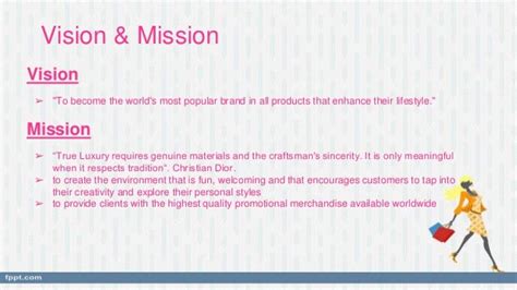 christian dior company mission statement|Christian Dior mission and vision.